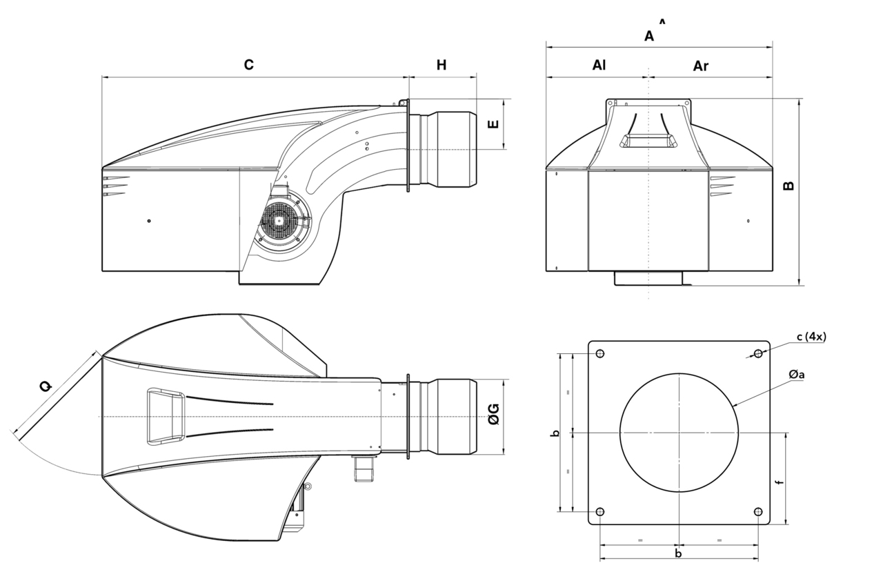 Горелка ELCO NEXTRON n6.2500 l-e