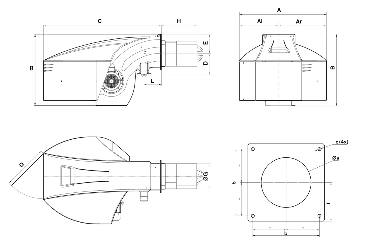 Горелка ELCO NEXTRON n7.3600 gl-ef3